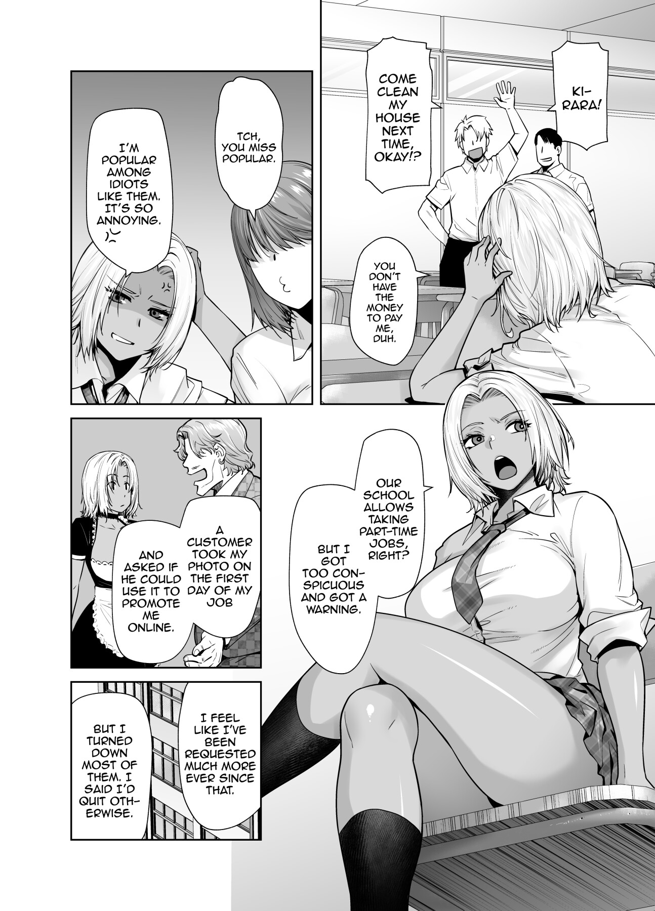 Hentai Manga Comic-The Black Gal Who Became The Homeroom Teacher's Maid 2-Read-5